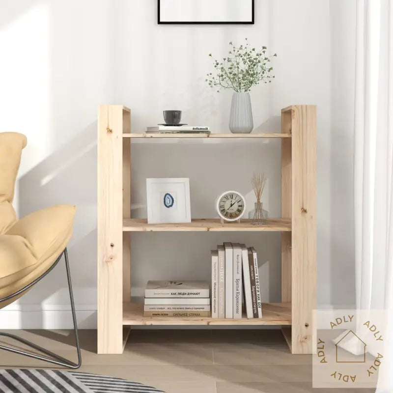 Bokhylle/Romdeler 80X35X91 Cm Heltre Furu