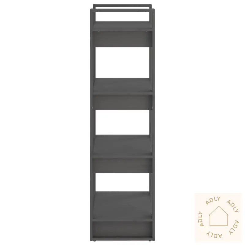 Bokhylle/Romdeler Grå 60X35X125 Cm Heltre