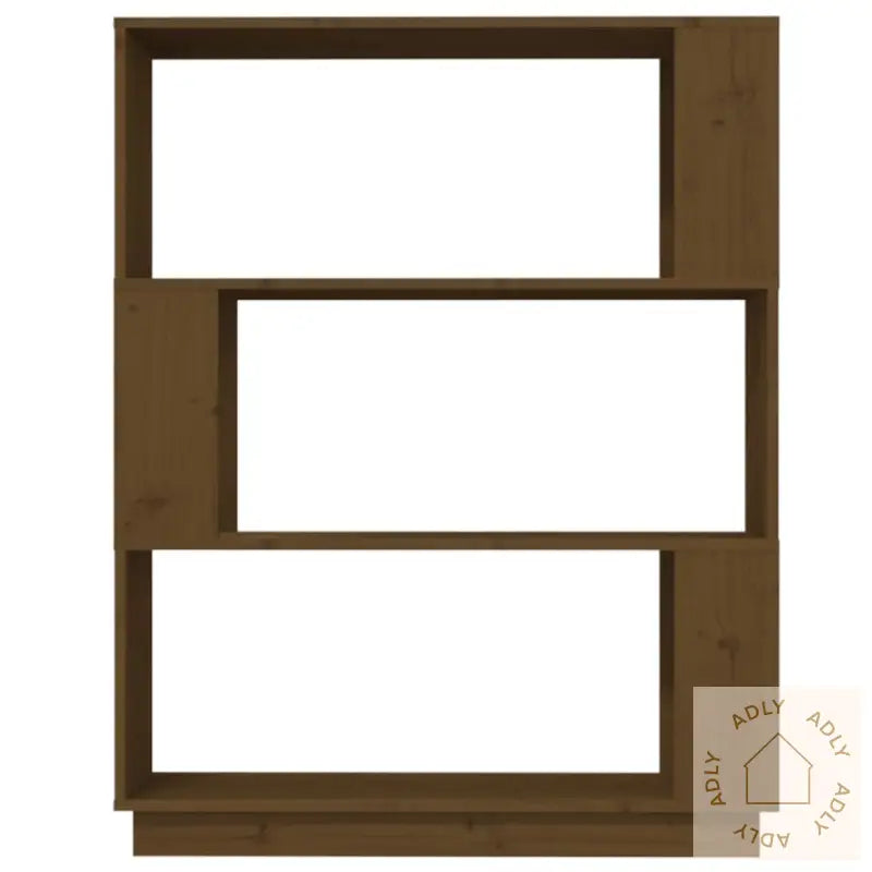 Bokhylle/Romdeler Honningbrun 80X25X101 Cm Heltre