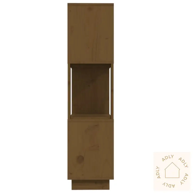 Bokhylle/Romdeler Honningbrun 80X25X101 Cm Heltre