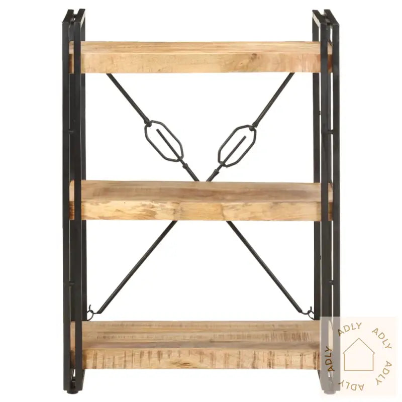 Bokhylle 3 Etasjer 60X30X80 Cm Heltre Mango