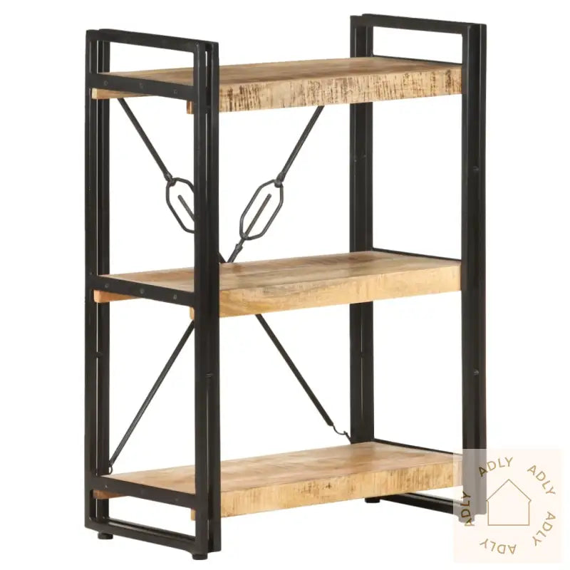 Bokhylle 3 Etasjer 60X30X80 Cm Heltre Mango