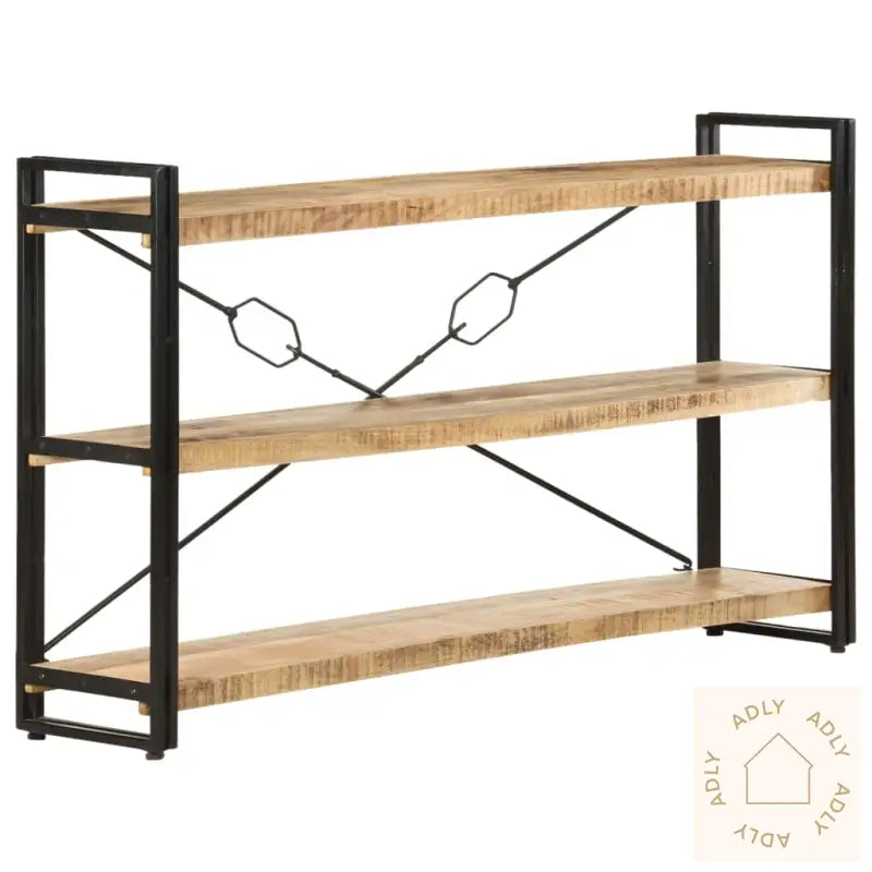 Bokhylle 3 Etasjer 140X30X80 Cm Heltre Mango