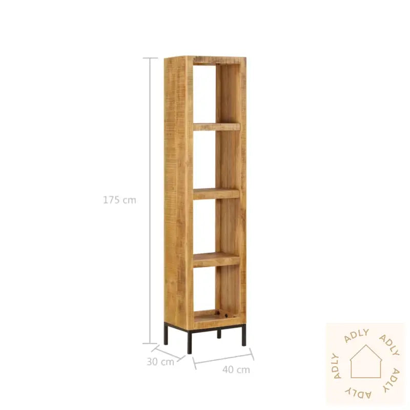 Bokhylle 40X30X175 Cm Heltre Mango