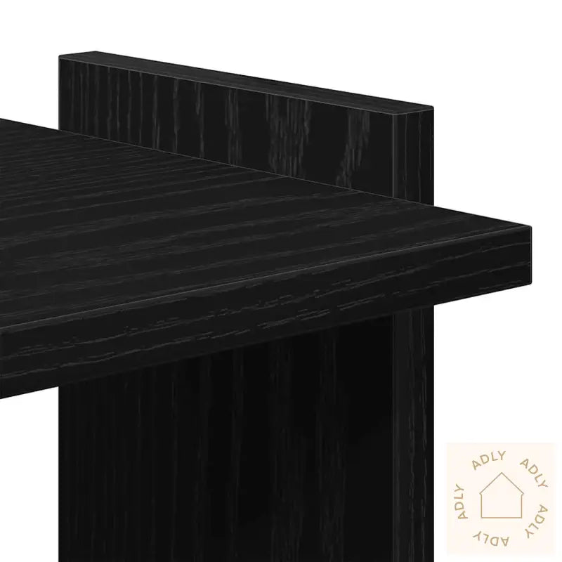 Bokhylle 3 Etasjer Svart 60X30X120 Cm Konstruert Tre