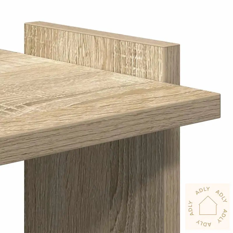 Bokhylle 3 Etasjer Sonoma Eik 60X30X120 Cm Konstruert Tre