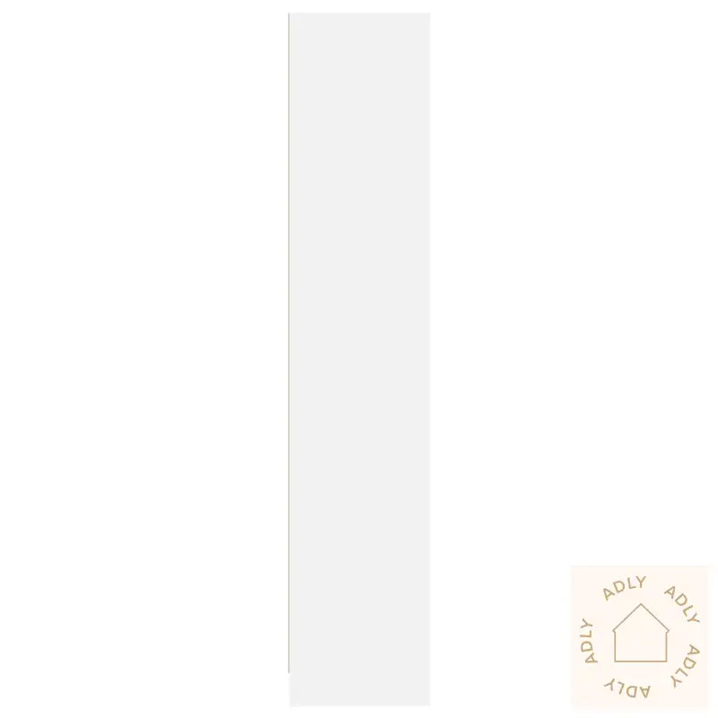 Bokhylle Hvit 57X28,5X107,5 Cm Konstruert Tre