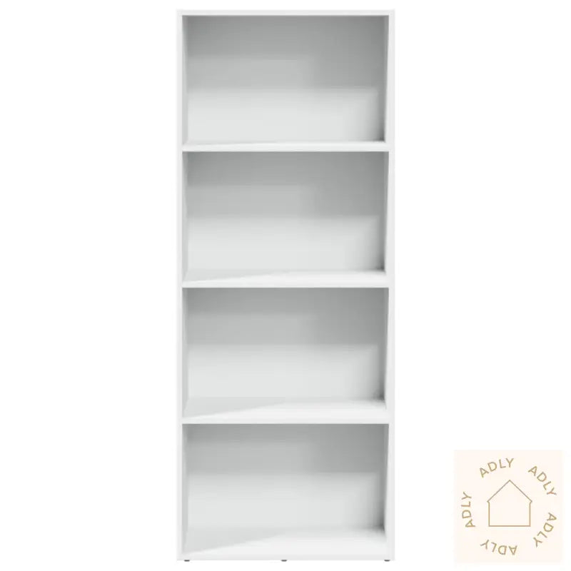 Bokhylle Hvit 60X30X152 Cm Konstruert Tre