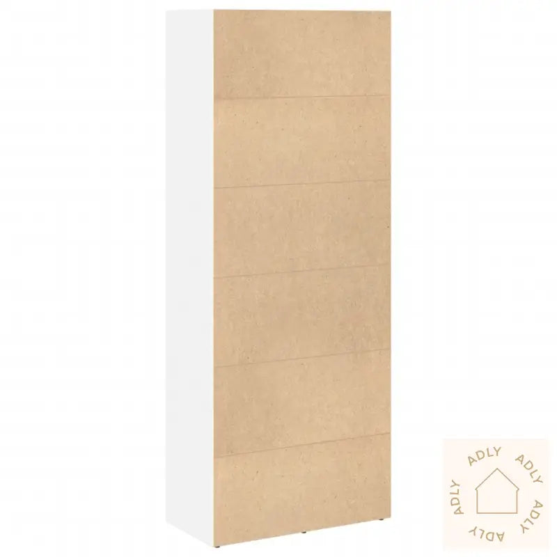 Bokhylle Hvit 60X30X152 Cm Konstruert Tre