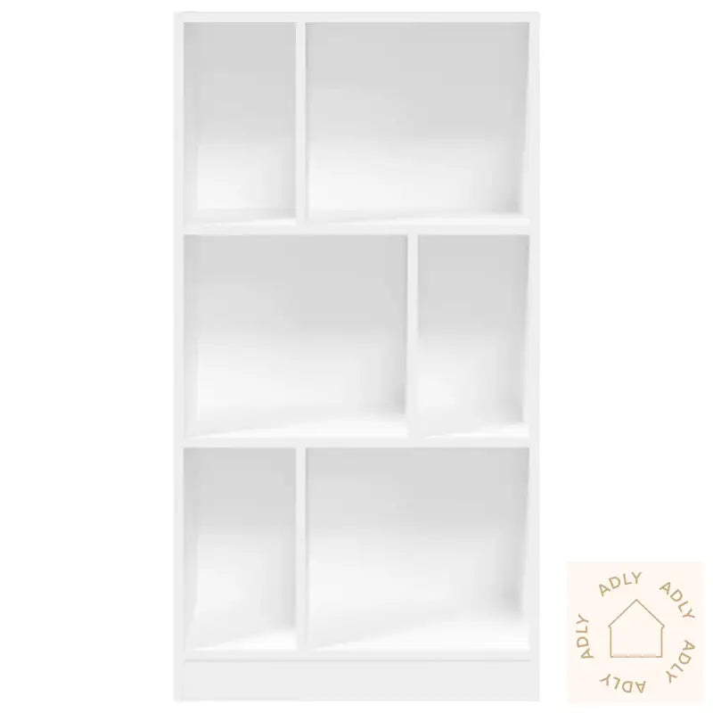 Bokhylle Hvit 57X28,5X107,5 Cm Konstruert Tre