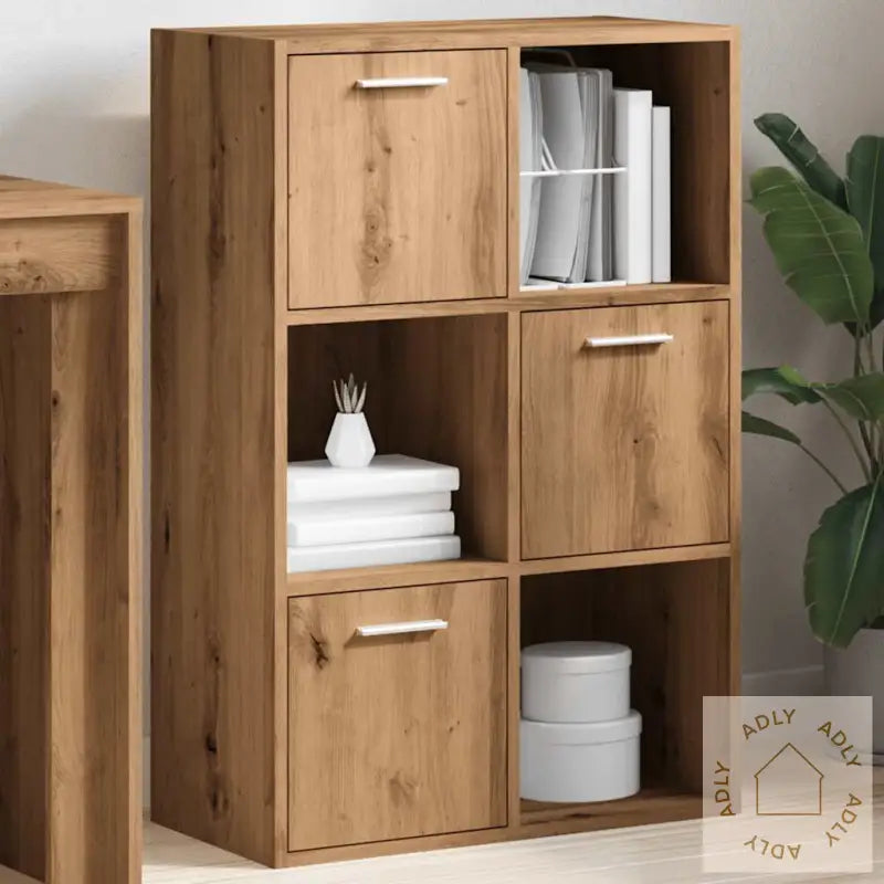 Bokhylle Artisan Eik 60,5X30X90 Cm Konstruert Tre