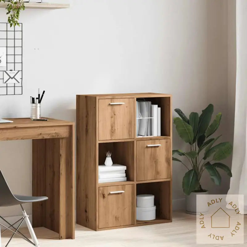 Bokhylle Artisan Eik 60,5X30X90 Cm Konstruert Tre