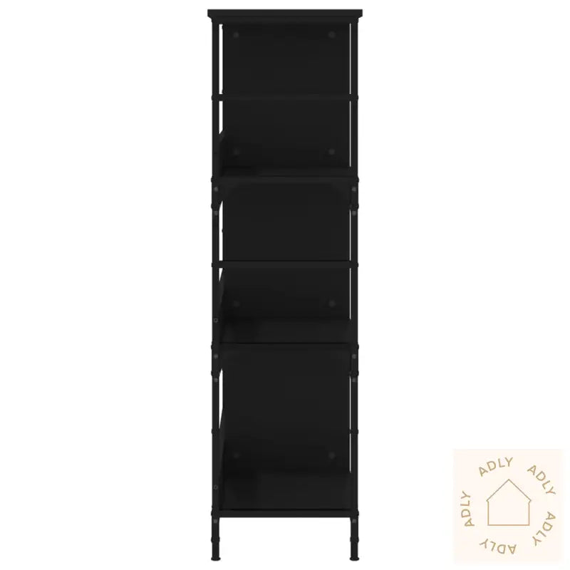 Bokhylle Svart 78,5X33X117,5 Cm Konstruert Tre