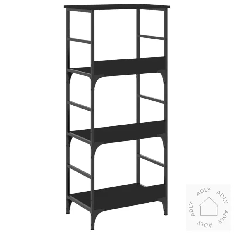 Bokhylle Svart 50X33X117,5 Cm Konstruert Tre