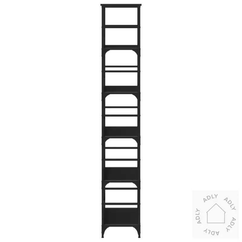 Bokhylle Svart 50X33X188,5 Cm Konstruert Tre