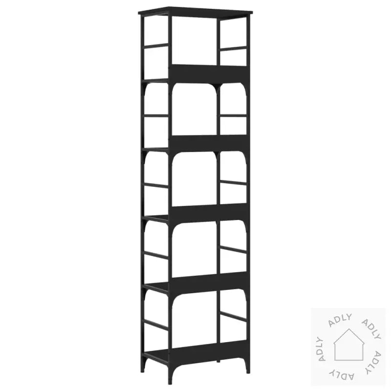 Bokhylle Svart 50X33X188,5 Cm Konstruert Tre