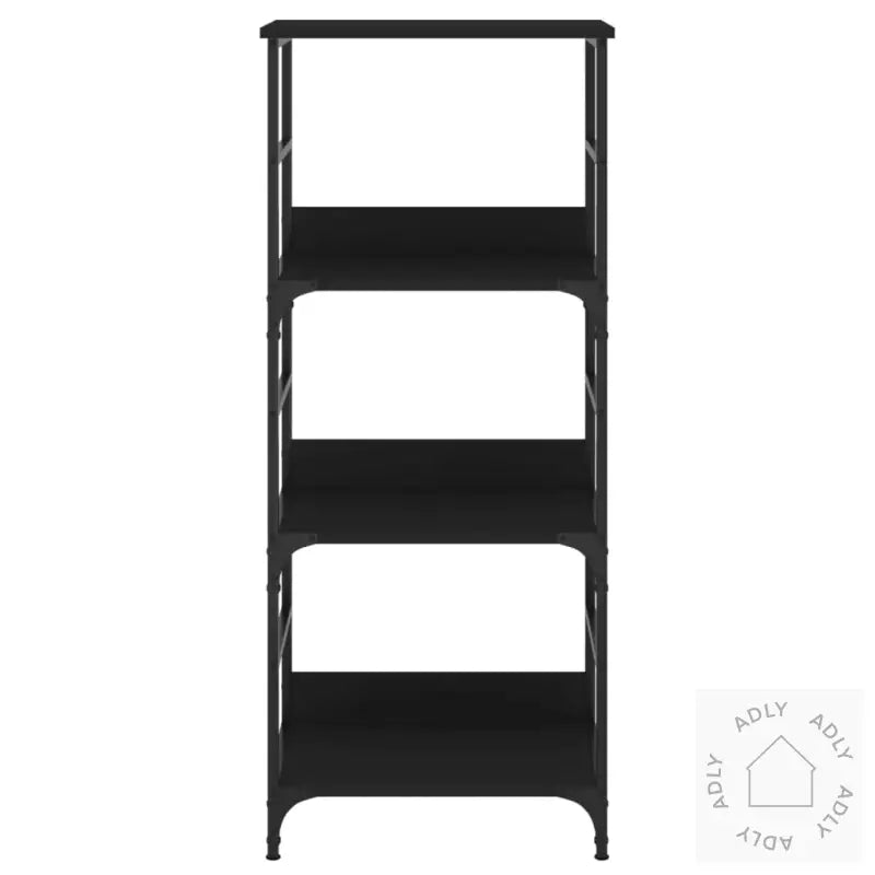 Bokhylle Svart 50X33X117,5 Cm Konstruert Tre