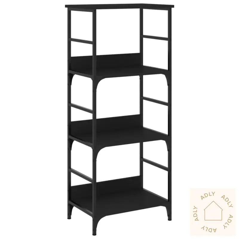 Bokhylle Svart 50X33X117,5 Cm Konstruert Tre