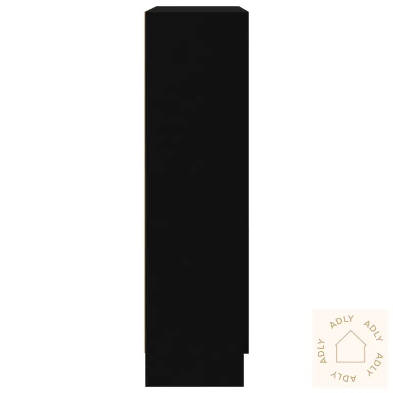 Bokhylle Svart 82,5X30,5X115 Cm Konstruert Tre