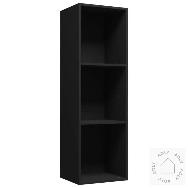 Bokhylle/Tv-Benk Svart 36X30X114 Cm Konstruert Tre