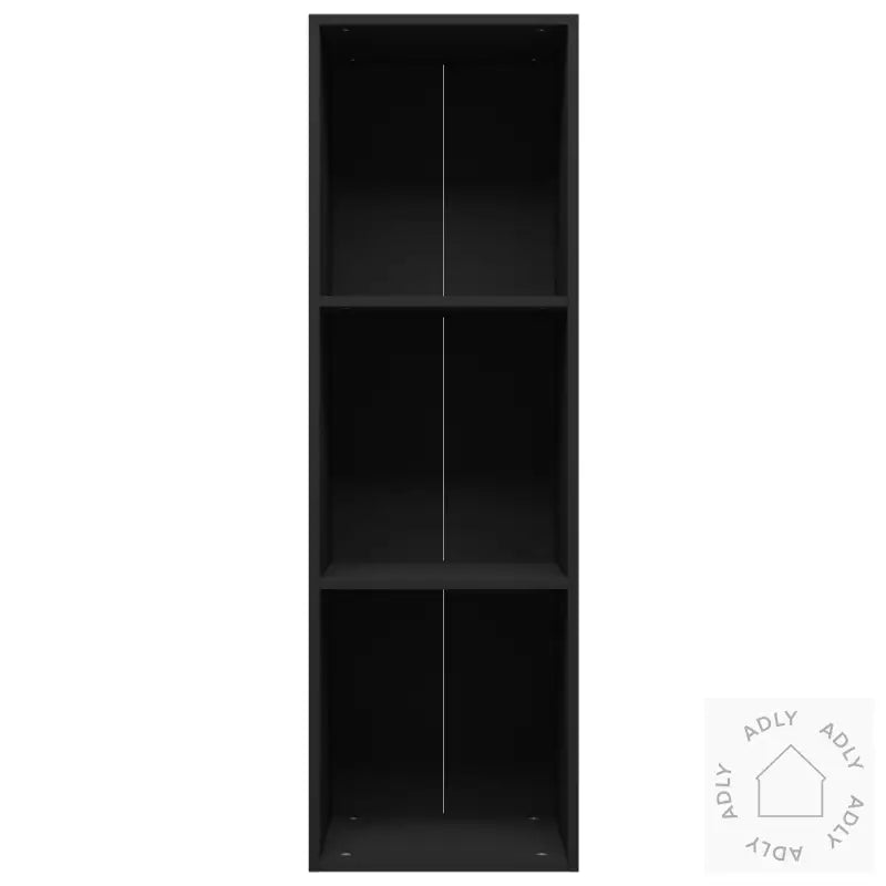 Bokhylle/Tv-Benk Svart 36X30X114 Cm Konstruert Tre