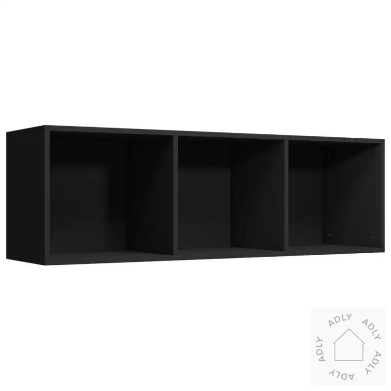 Bokhylle/Tv-Benk Svart 36X30X114 Cm Konstruert Tre