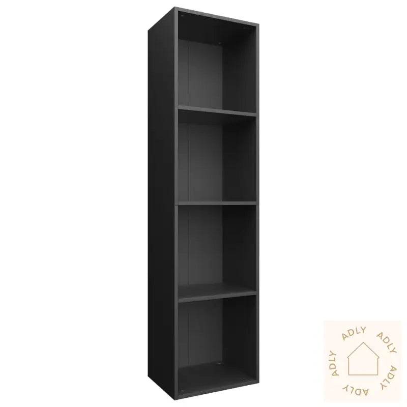 Bokhylle/Tv-Benk Svart 36X30X143 Cm Konstruert Tre