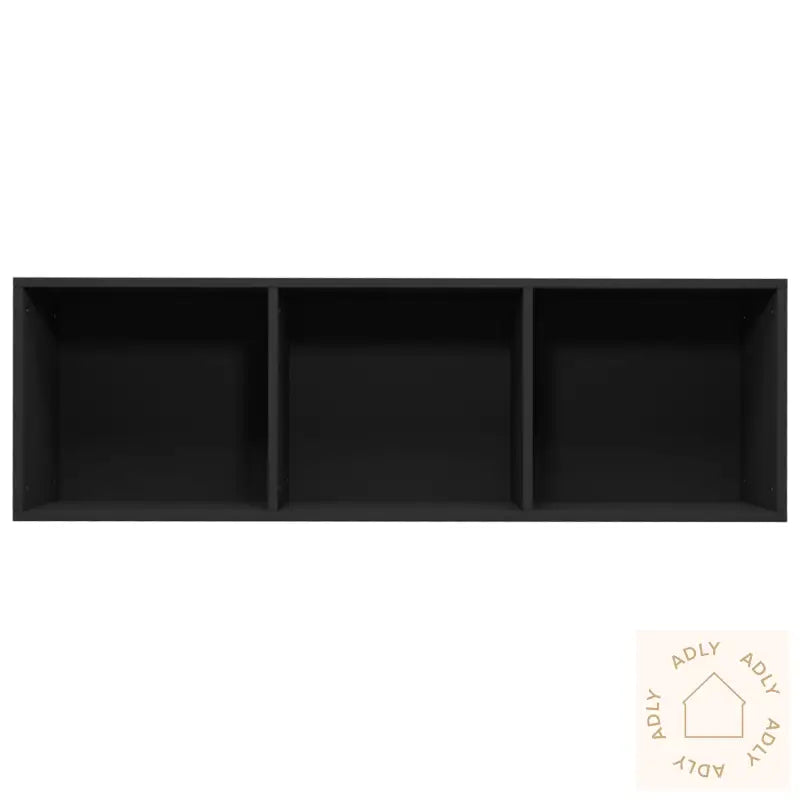Bokhylle/Tv-Benk Svart 36X30X114 Cm Konstruert Tre