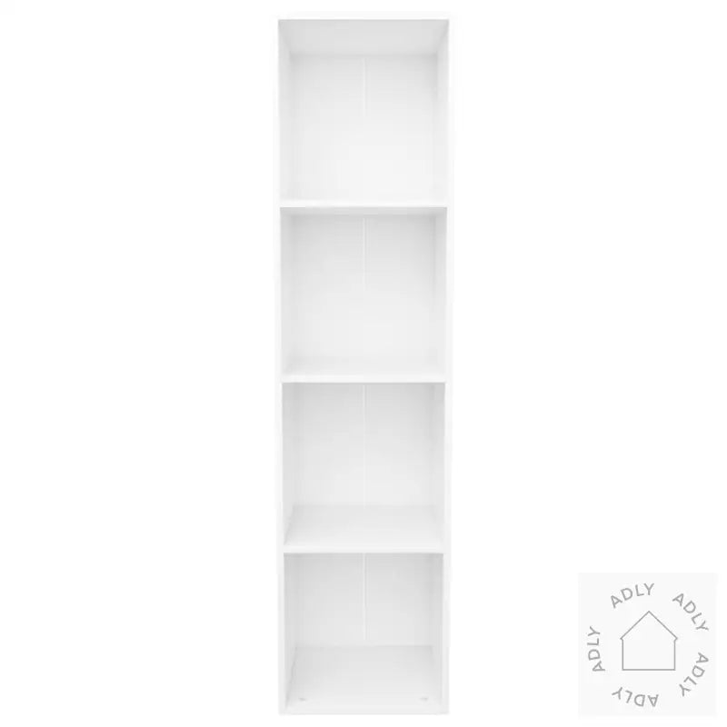 Bokhylle/Tv-Benk Hvit 36X30X143 Cm Konstruert Tre