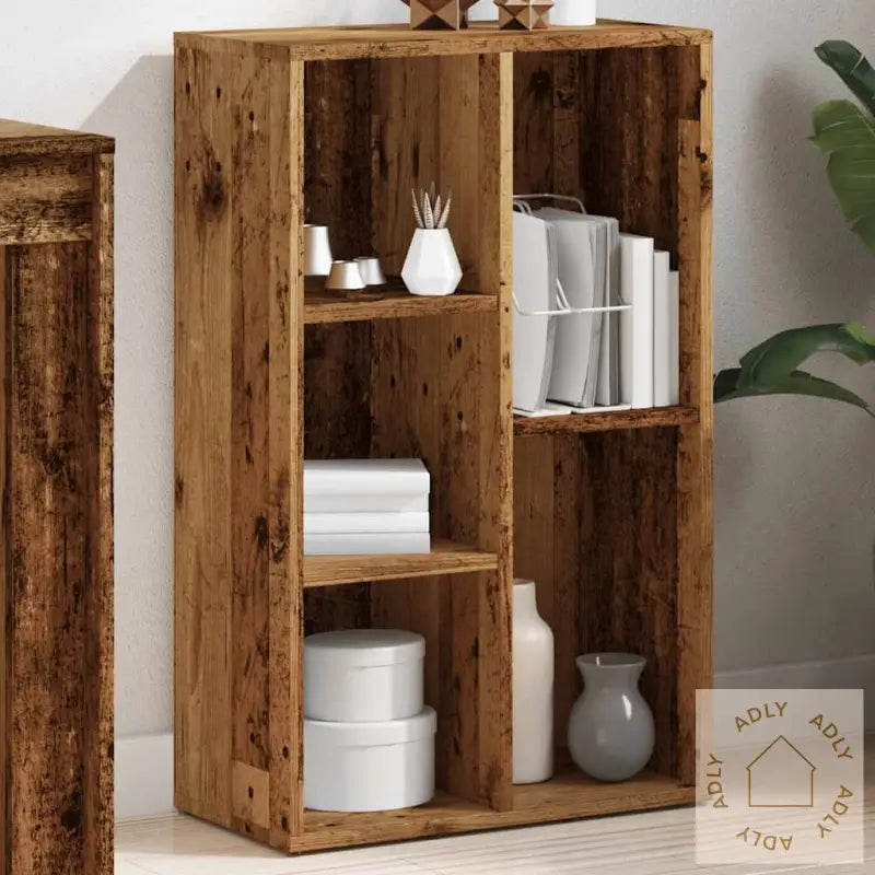 Bokhylle Gammelt Tre 66X30X130 Cm Konstruert Tre
