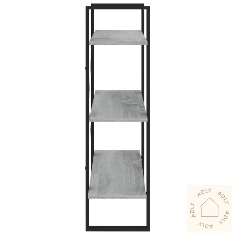 Bokhylle Grå Sonoma 80X30X105 Cm Konstruert Tre