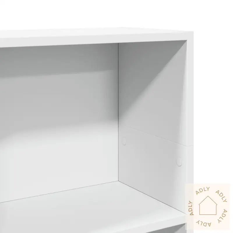 Bokhylle Hvit 40X24X109 Cm Konstruert Tre