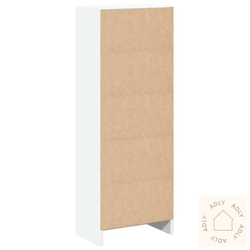 Bokhylle Hvit 40X24X109 Cm Konstruert Tre