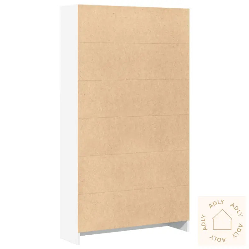Bokhylle Hvit 80X24X143 Cm Konstruert Tre