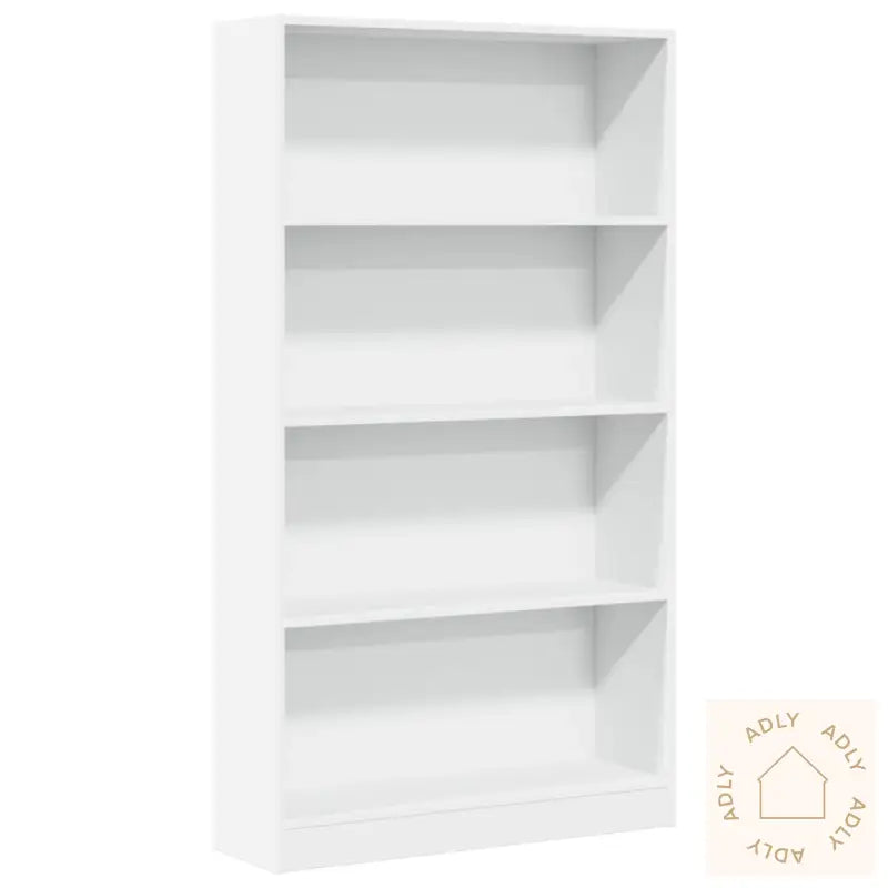 Bokhylle Hvit 80X24X143 Cm Konstruert Tre