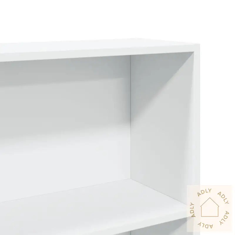 Bokhylle Hvit 80X24X143 Cm Konstruert Tre
