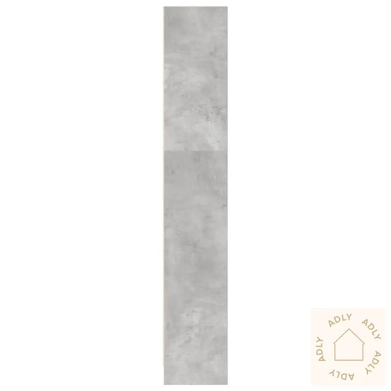 Bokhylle Betonggrå 80X24X143 Cm Konstruert Tre