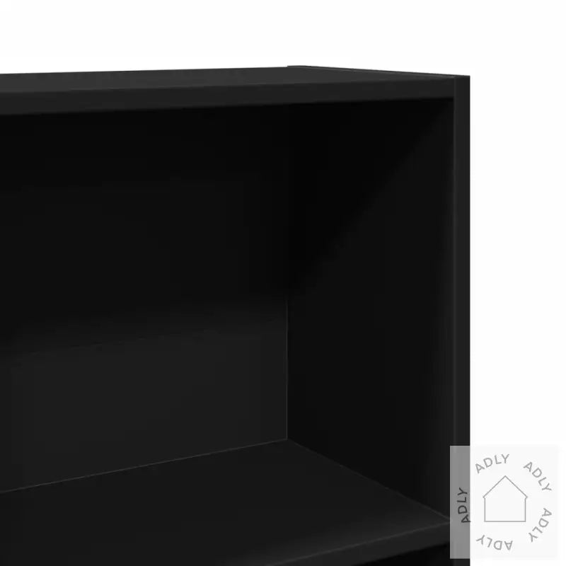 Bokhylle Svart 60X24X109 Cm Konstruert Tre