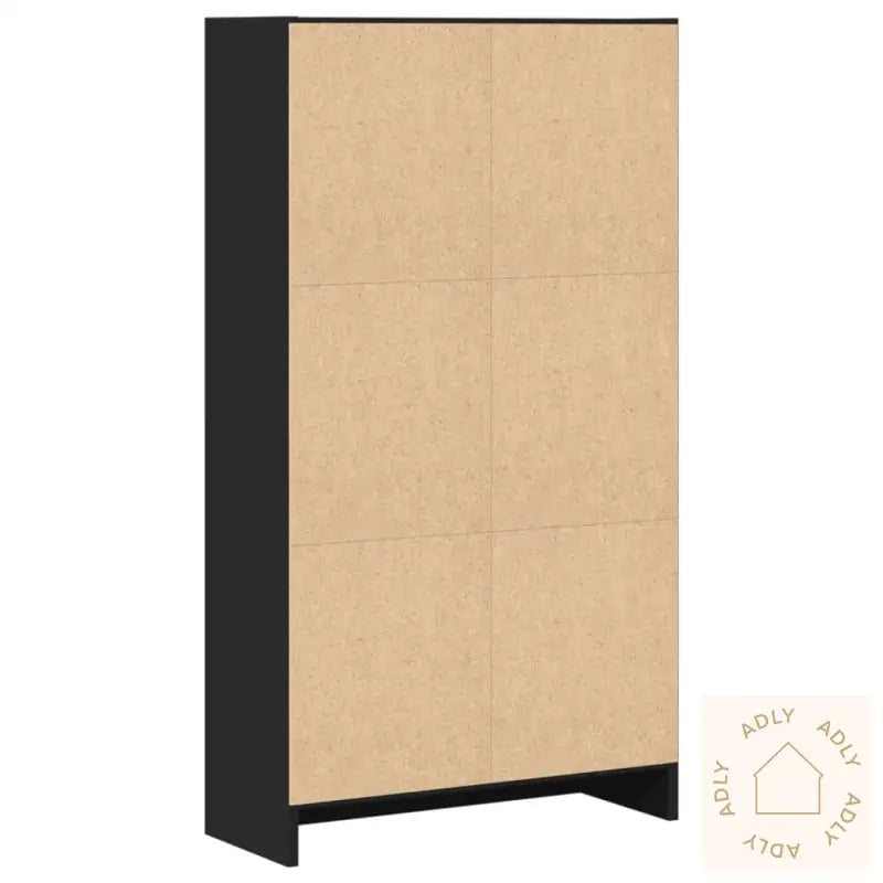 Bokhylle Svart 60X24X109 Cm Konstruert Tre