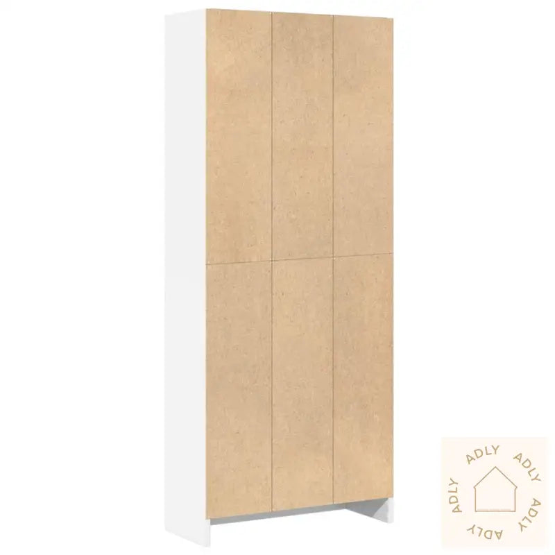 Bokhylle Hvit 60X24X143 Cm Konstruert Tre