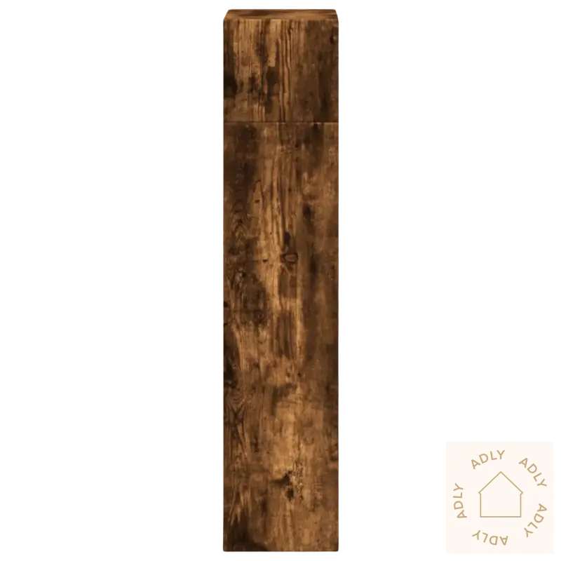 Tall, mørk treboks Cabinet av solid treverk perfekt som møbler til hjemmet