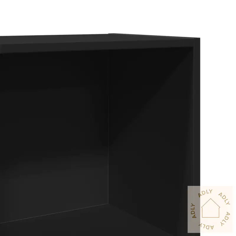 Bokhylle Svart 60X30X114 Cm Konstruert Tre