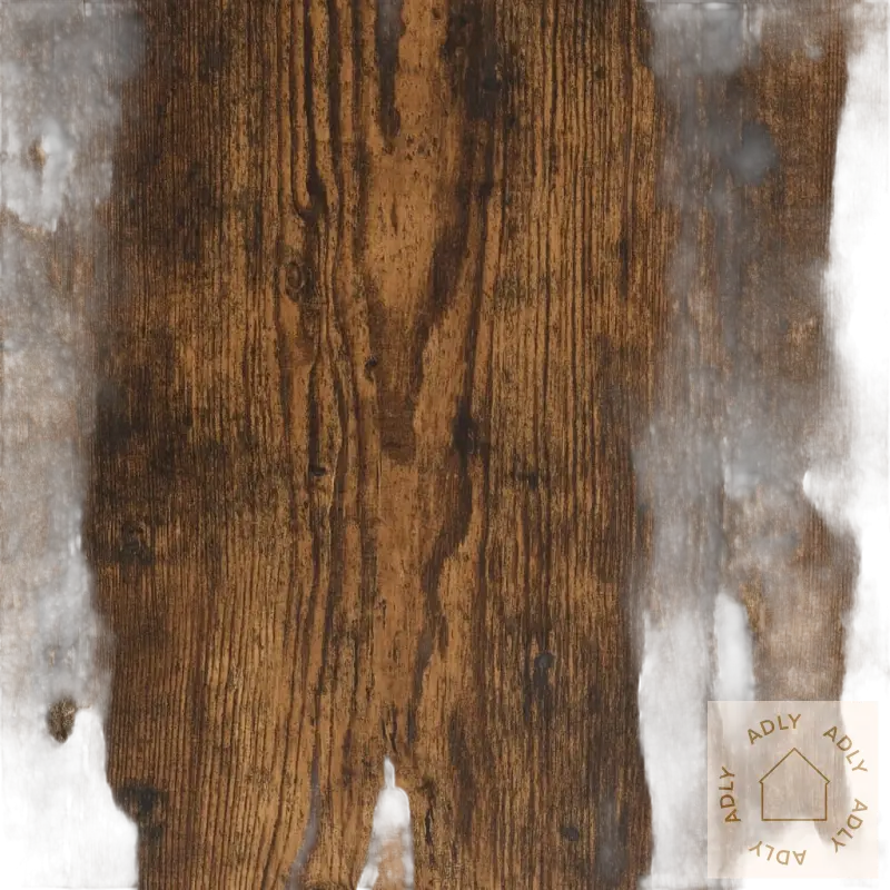 Dark brun trestrenning på bokhylle i solid treverk for hjemmet og hagemøbler