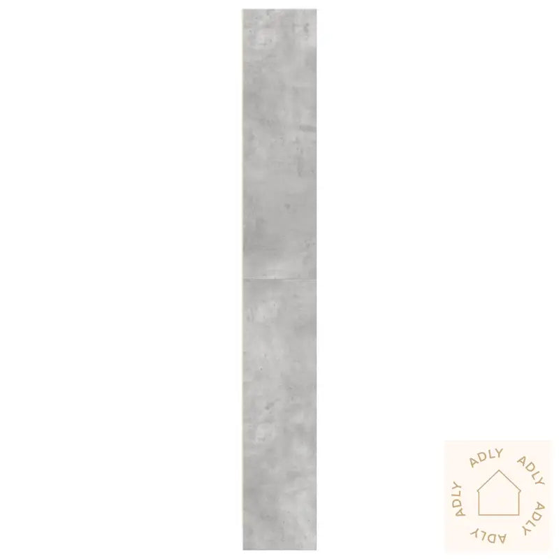 Bokhylle Betonggrå 80X24X176 Cm Konstruert Tre