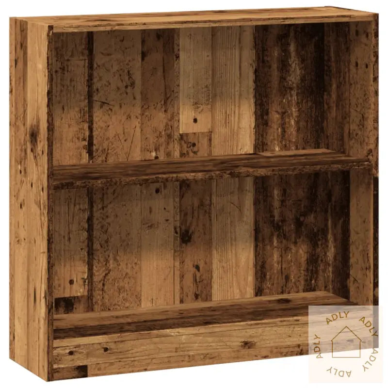 Bokhylle Gammelt Tre 80X24X76 Cm Konstruert Tre