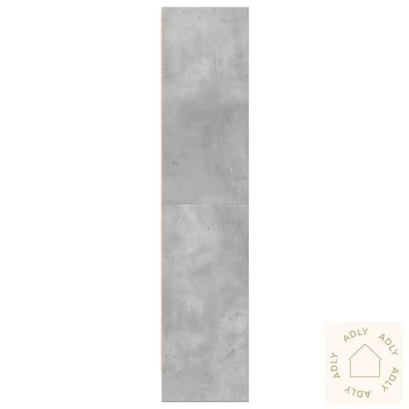 Bokhylle Betonggrå 60X24X109 Cm Konstruert Tre