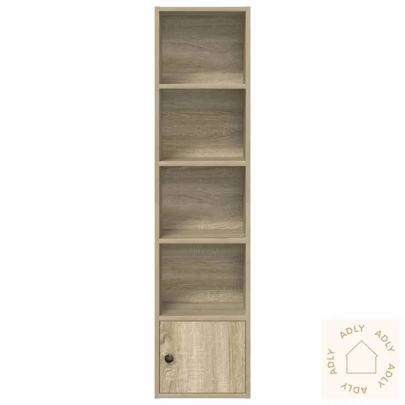 Bokhylle Sonoma Eik 31X24X127 Cm Konstruert Tre