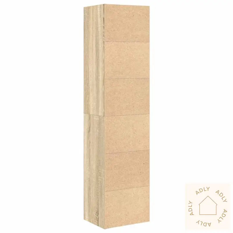 Bokhylle Sonoma Eik 31X24X127 Cm Konstruert Tre