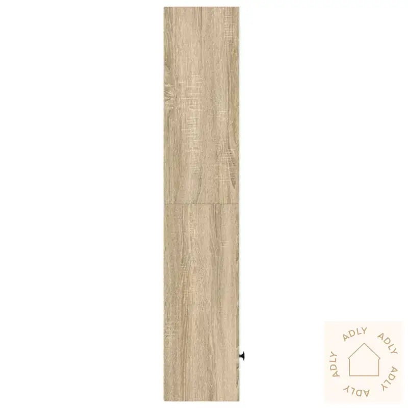 Bokhylle Sonoma Eik 31X24X127 Cm Konstruert Tre