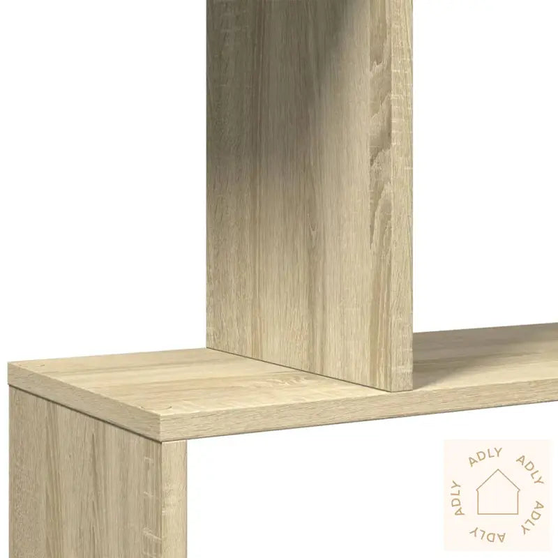 Romdeler Bokhylle 6 Lag Sonoma Eik 70X24X193 Cm Konstruert Tre